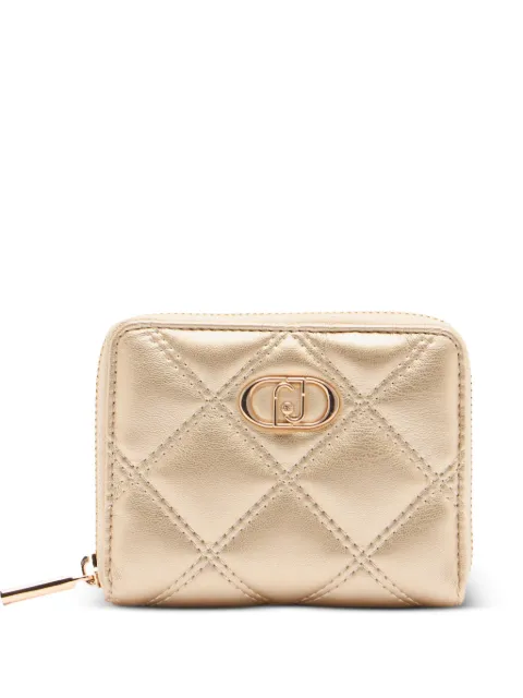 LIU JO cartera capitonada con placa del monograma