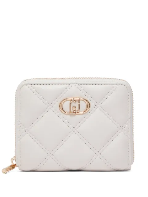 LIU JO monogram-plaque quilted wallet