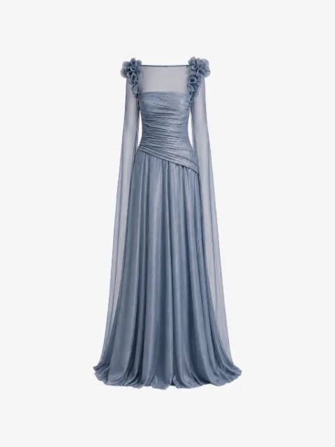 Gemy Maalouf vestido con detalles florales