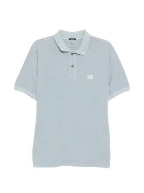C.P. Company logo-embroidered polo shirt