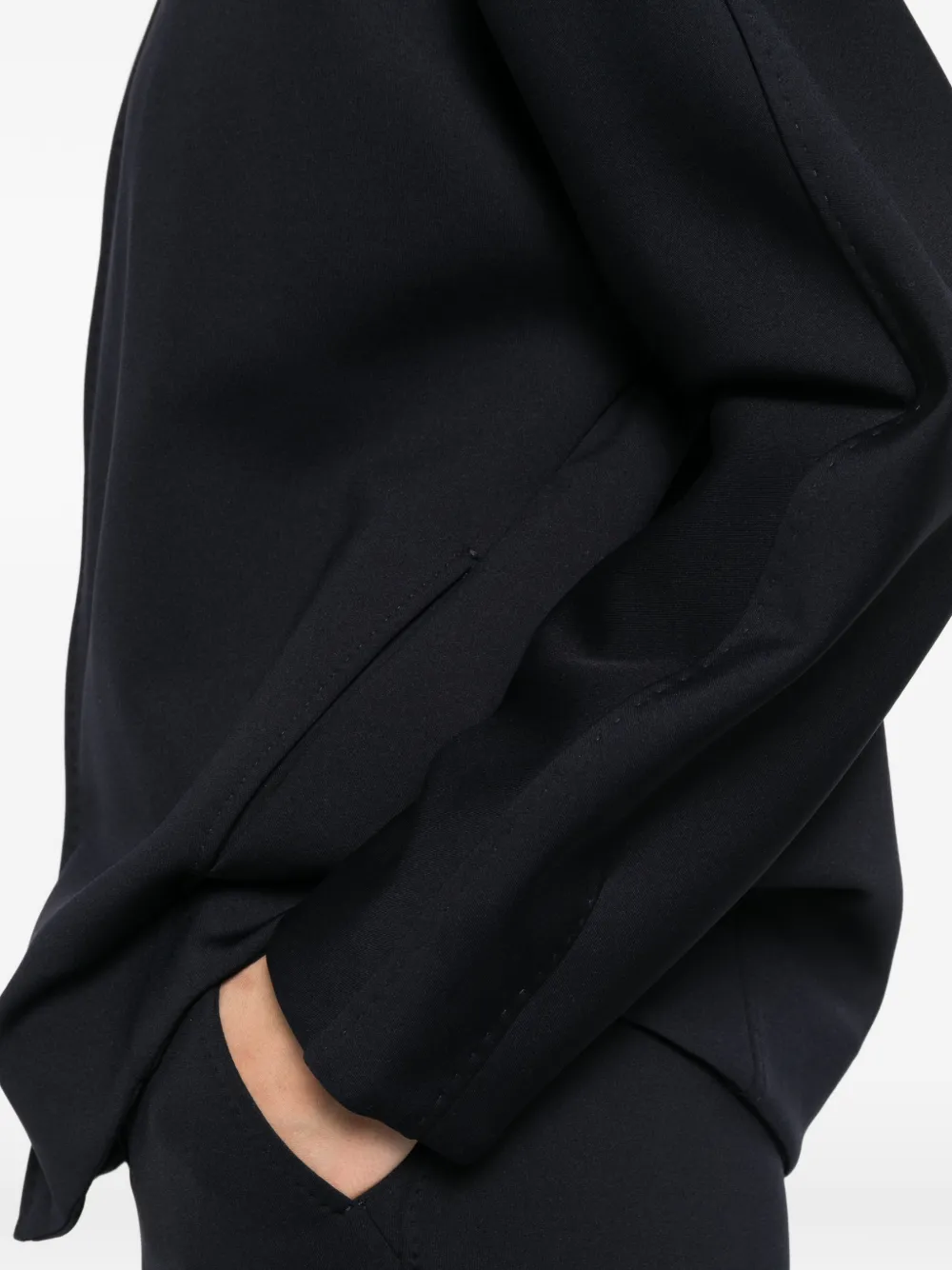 Max Mara Sweater met rits Blauw