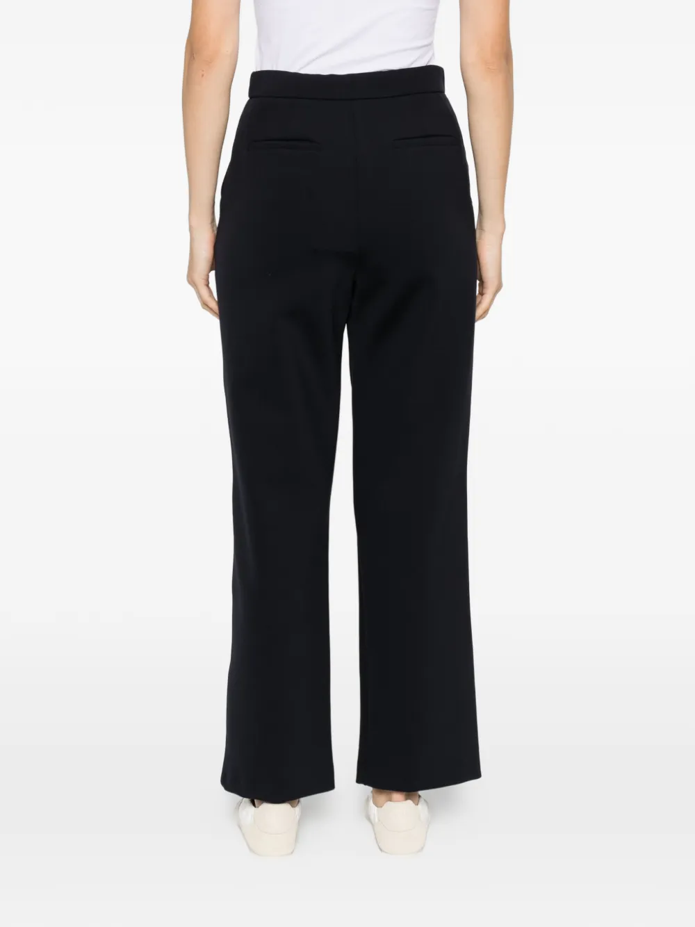Max Mara Broek met stikseldetail Blauw