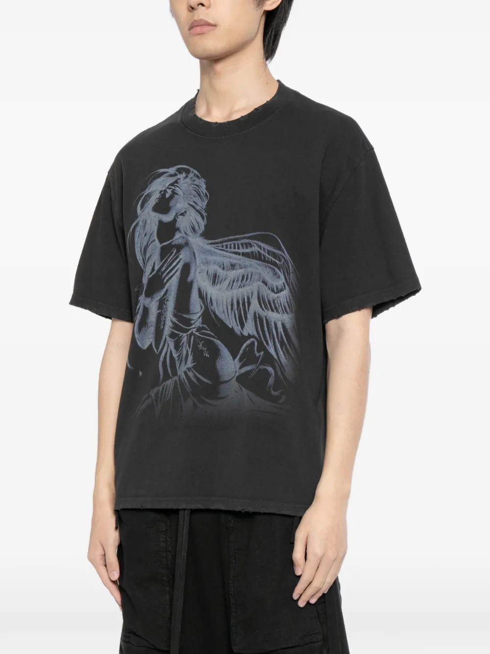  Warman Graphic-print T-shirt - Grey 