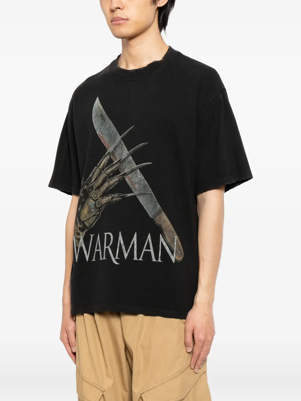  Warman Printed T-shirt - Black 