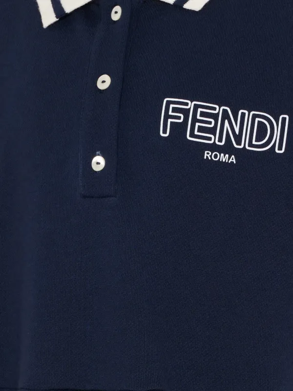 Fendi Kids ショートスリーブ ワンピース | ブルー | FARFETCH JP
