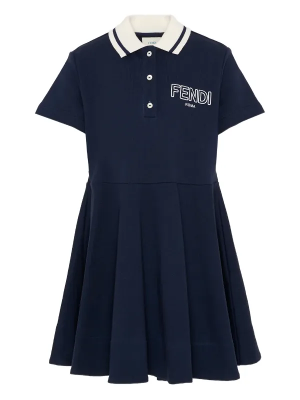 fendi dress short sleeve Dress - Brown