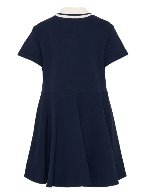 Fendi Kids short-sleeves Collared Dress | Blue | FARFETCH