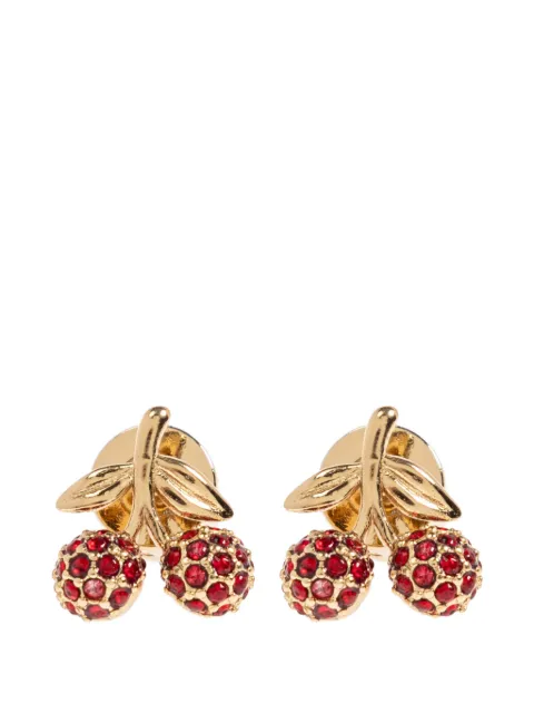 Coach cherry embellished earrings