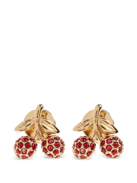 Coach cherry embellished earrings