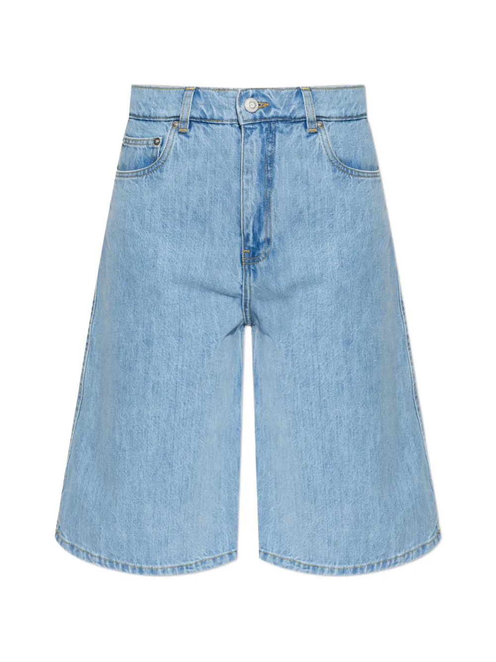 Coperni belt-detail shorts - Blu