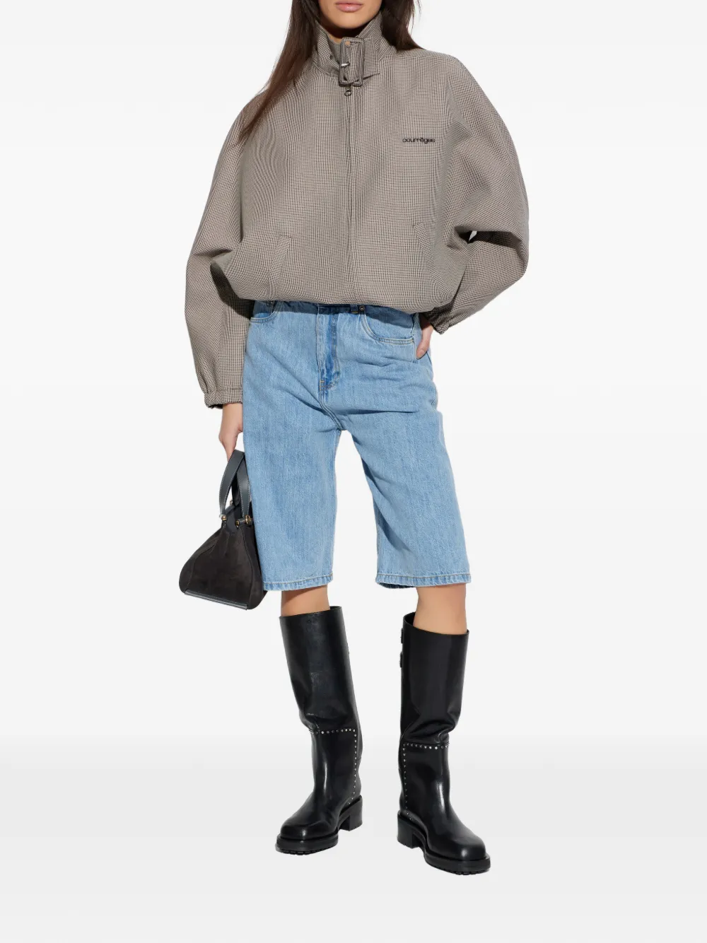  Coperni Belt-detail Shorts - Blue 