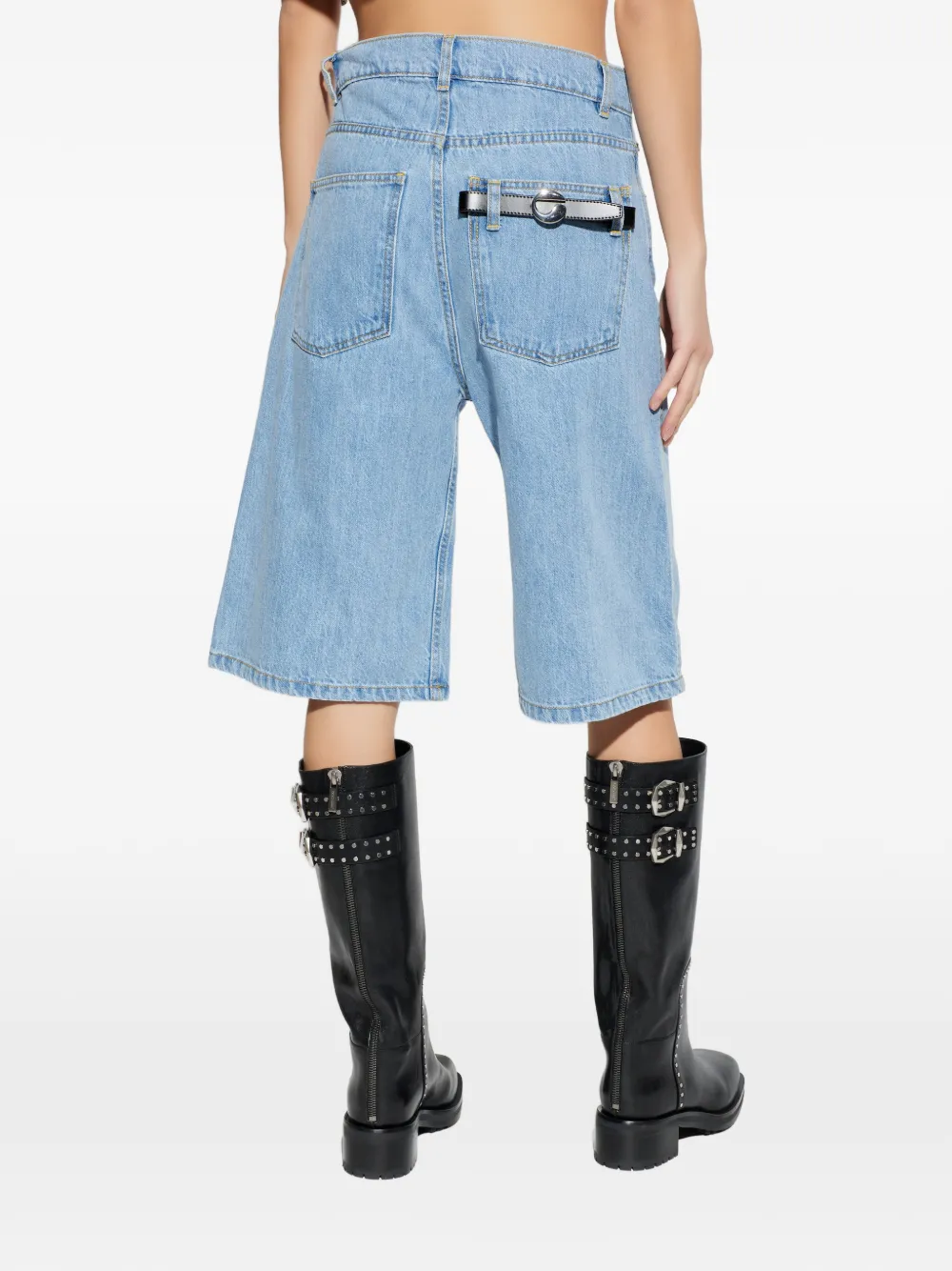 Coperni Shorts met logoplakkaat Blauw
