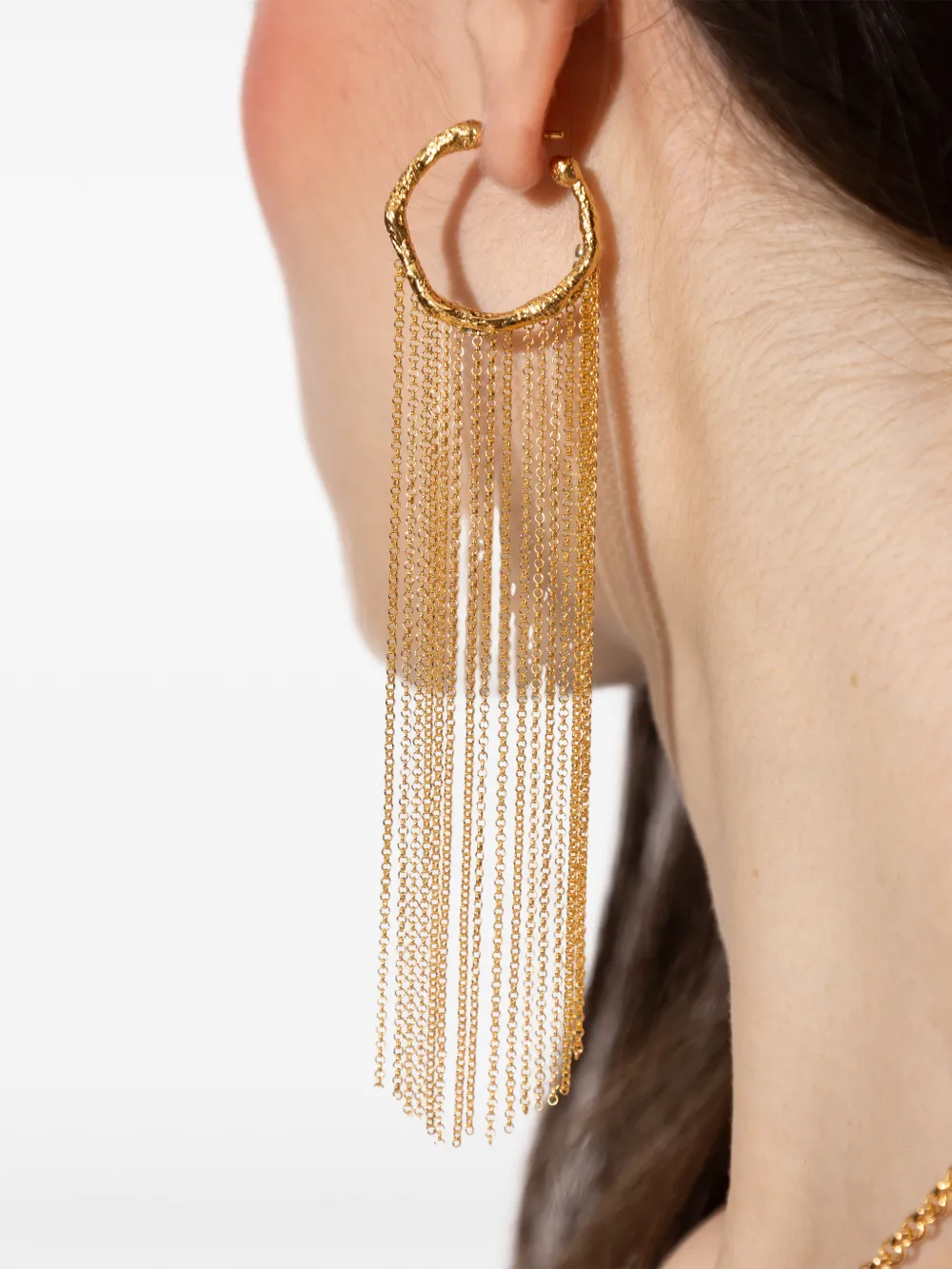  Forte Forte Chain Hoop Earrings - Gold 