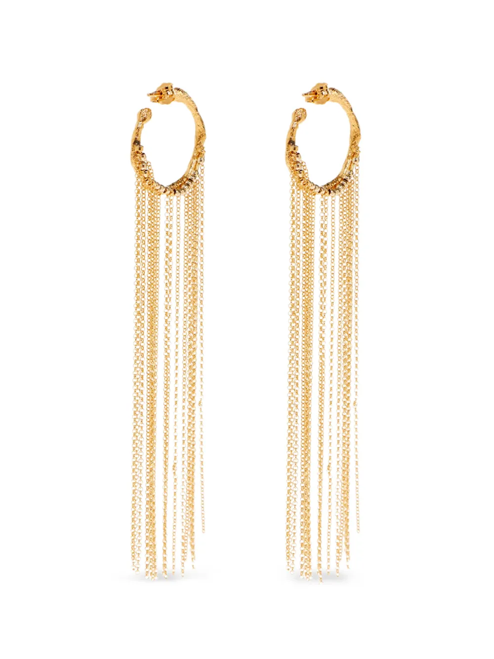  Forte Forte Chain Hoop Earrings - Gold 