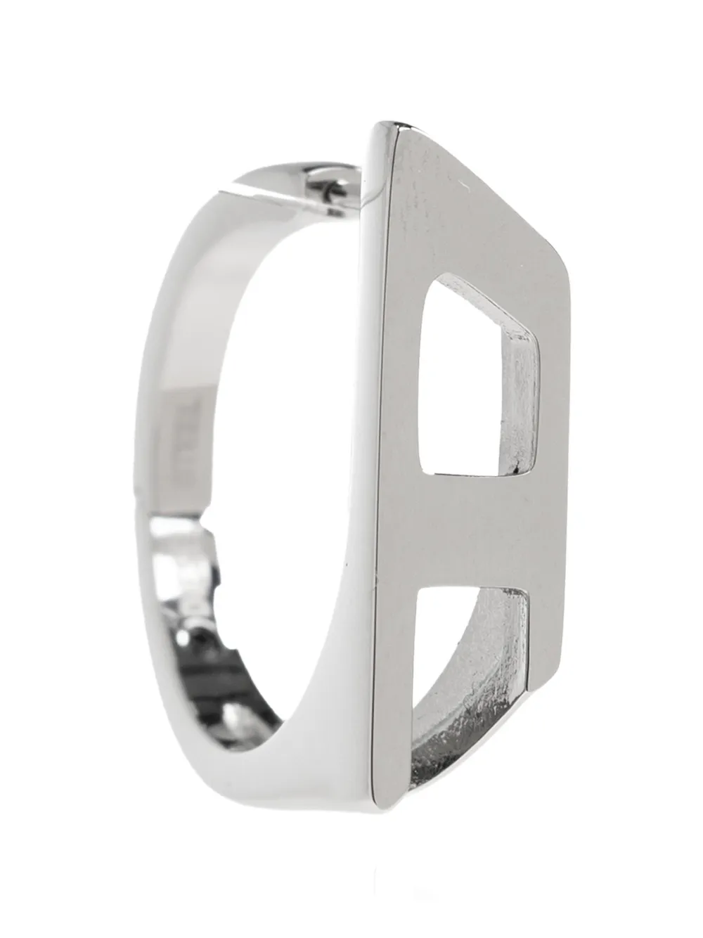 Diesel D logo earring - Argento