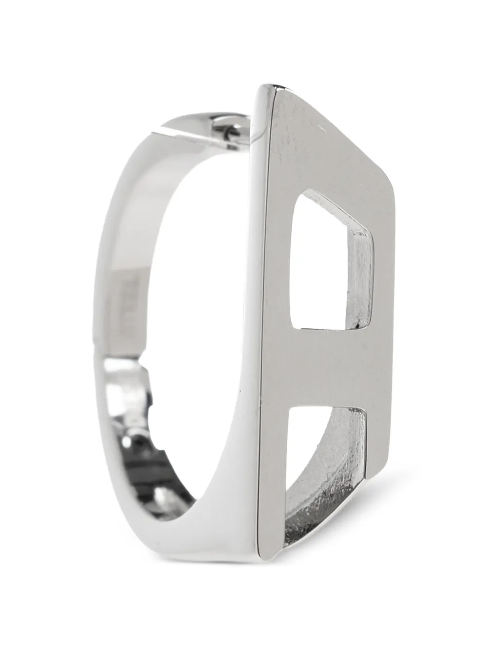 Diesel D logo earring - Argento