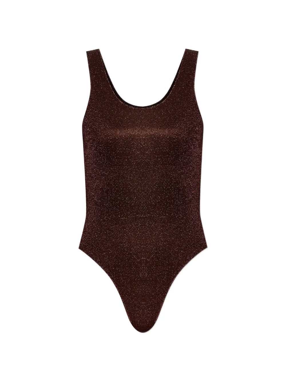 Oséree sparkle finish swimsuit - Marrone