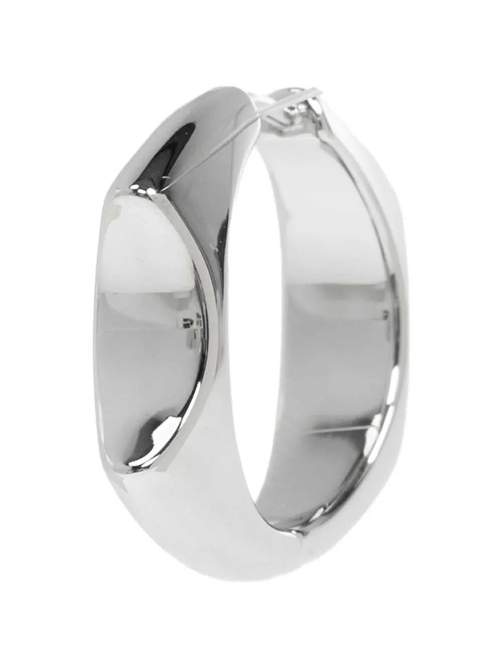 Diesel logo-detail earring - Argento