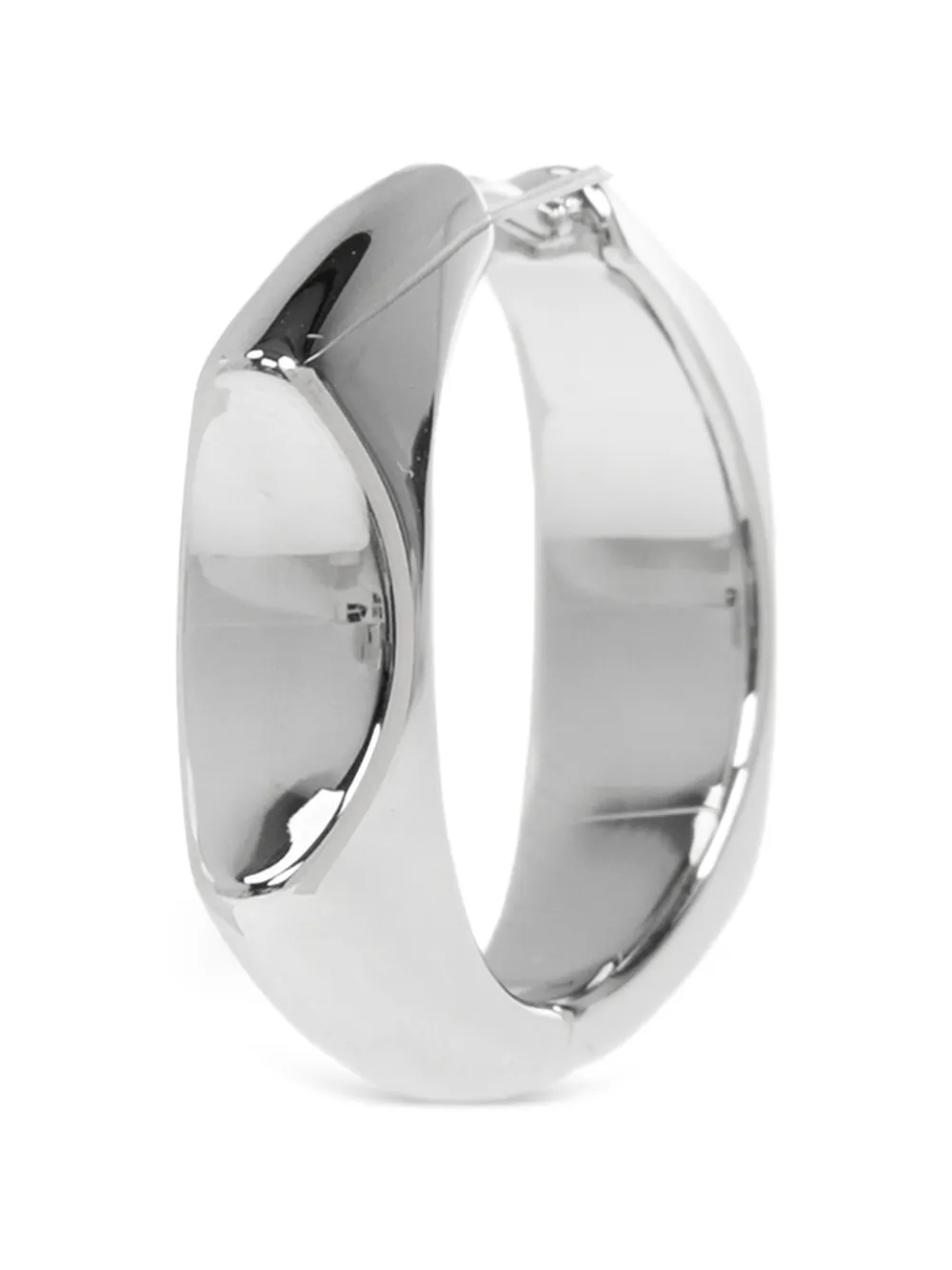 Diesel logo-detail earring - Argento