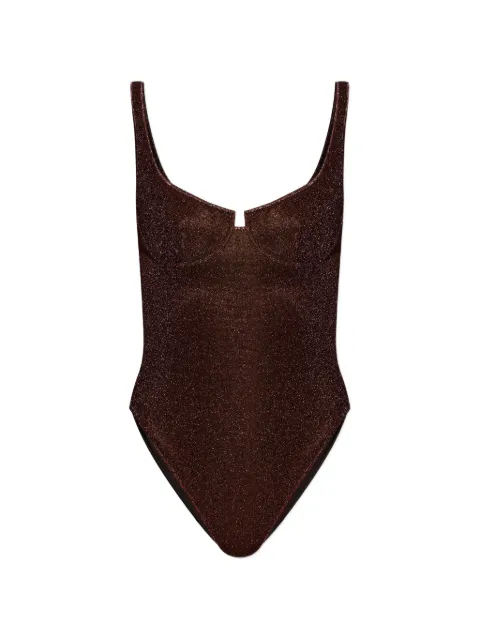 Oséree square-neck swimsuit