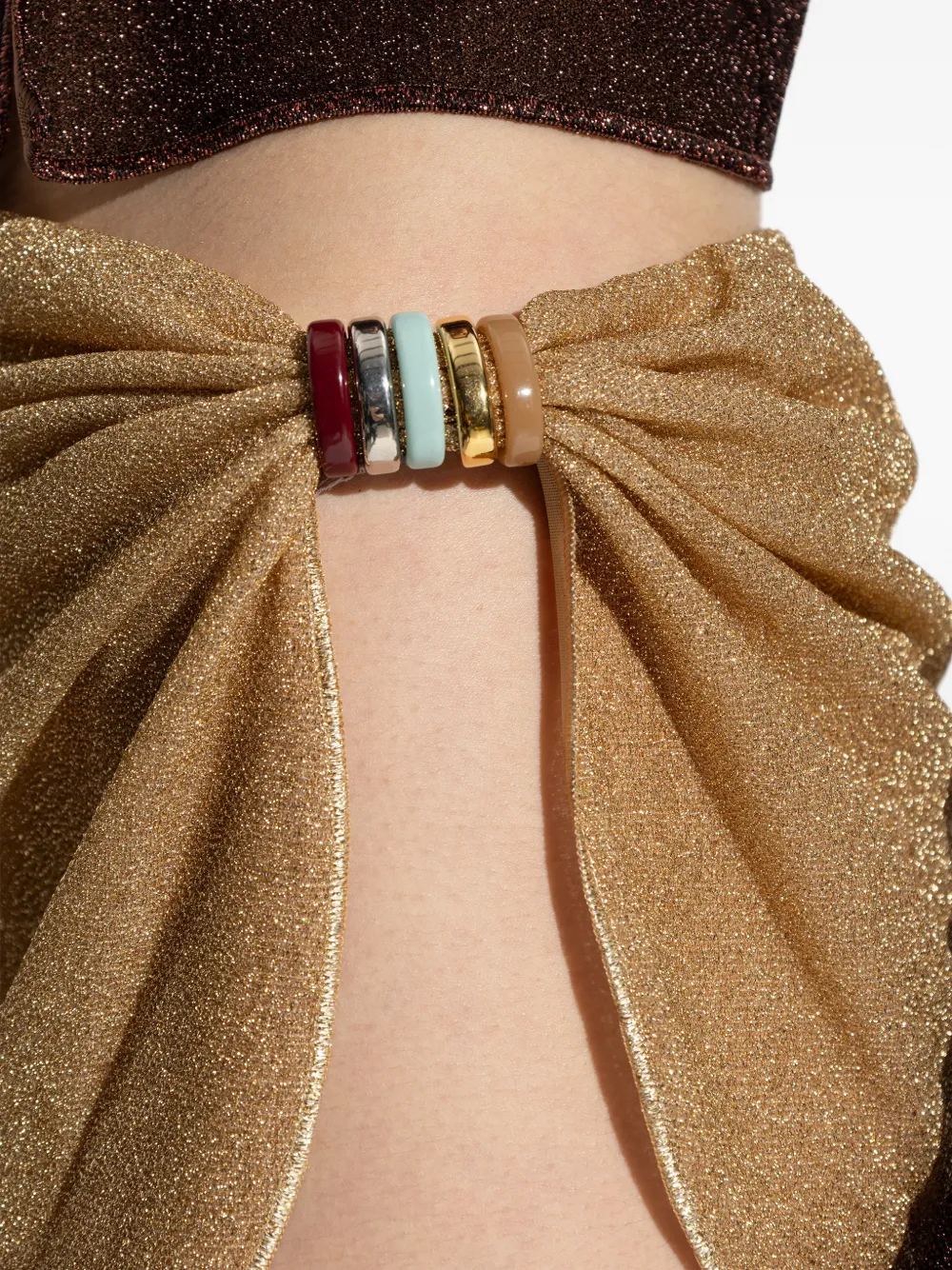 Oséree Rok met ringdetail Goud