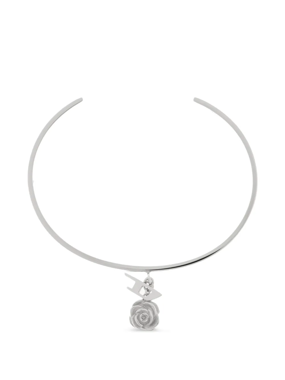Diesel rose charm bracelet - Argento