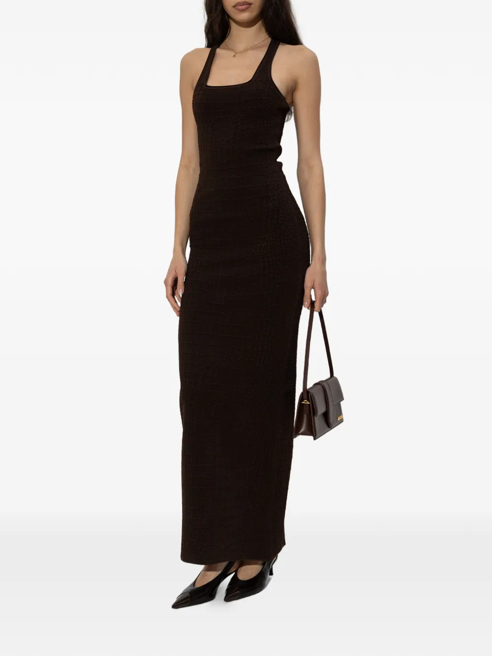 Jacquemus The Scala jurk Bruin
