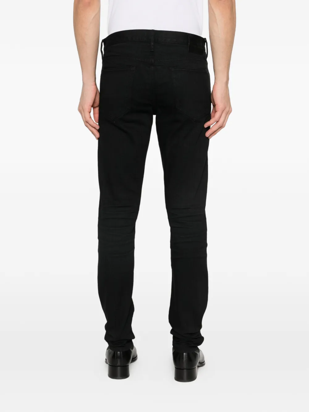 TOM FORD Jeans met logopatch Zwart