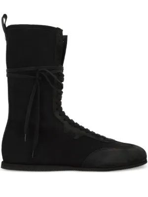 Ann Demeulemeester side-zip round-toe Boots | Black | FARFETCH Ann Demeulemeester side-zip round-toe Boots | Black | FARFETCH