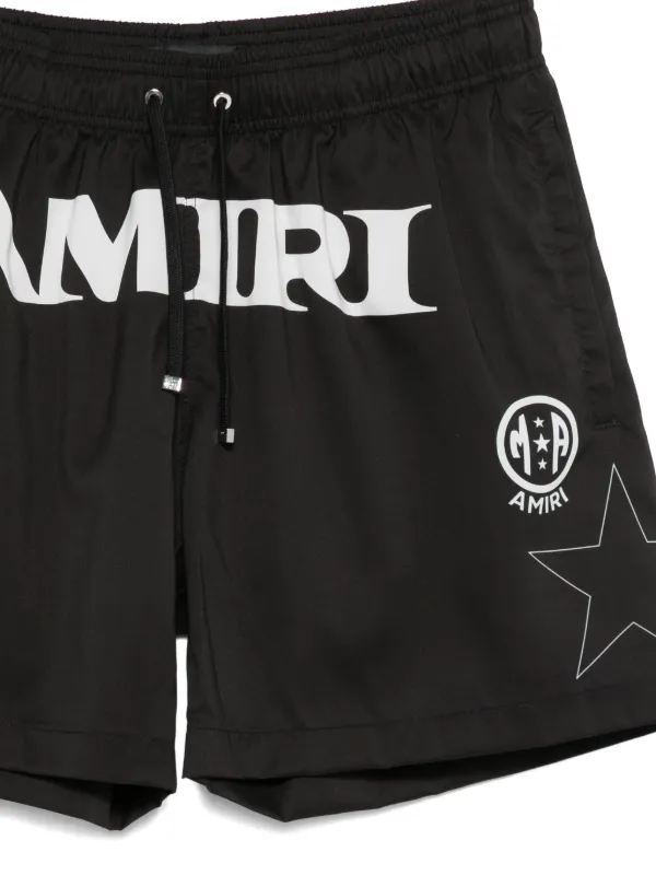 AMIRI ロゴ トランクス水着 | ブラック | FARFETCH JP