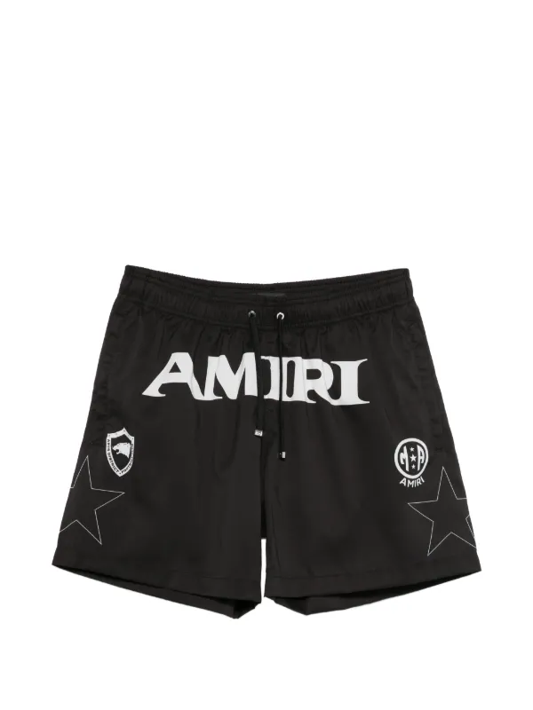 AMIRI ロゴ トランクス水着 | ブラック | FARFETCH JP