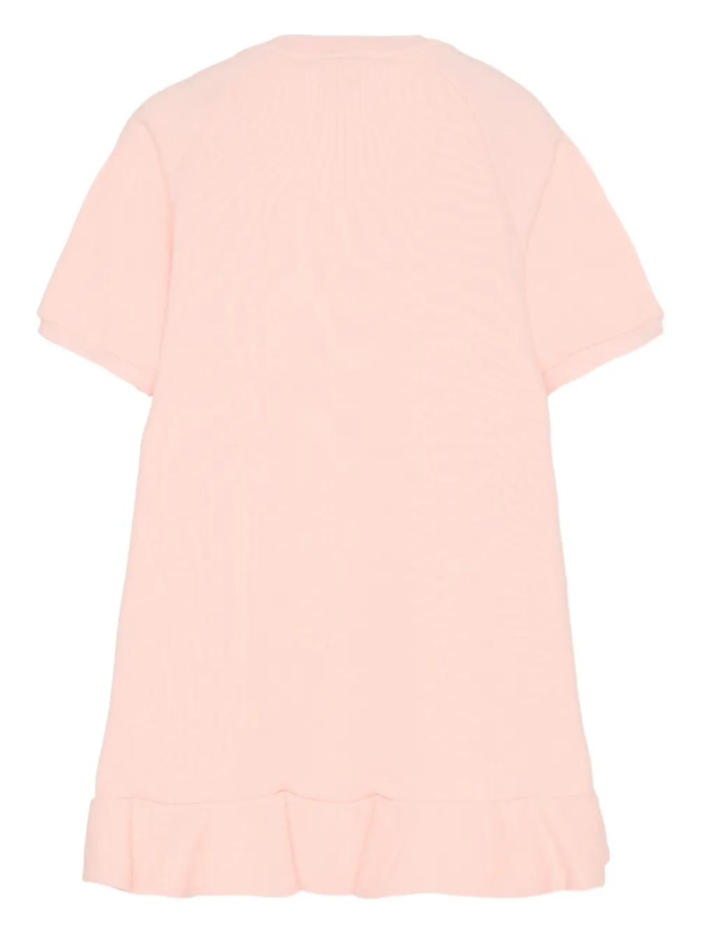 Ruffled Short-Sleeves Dress