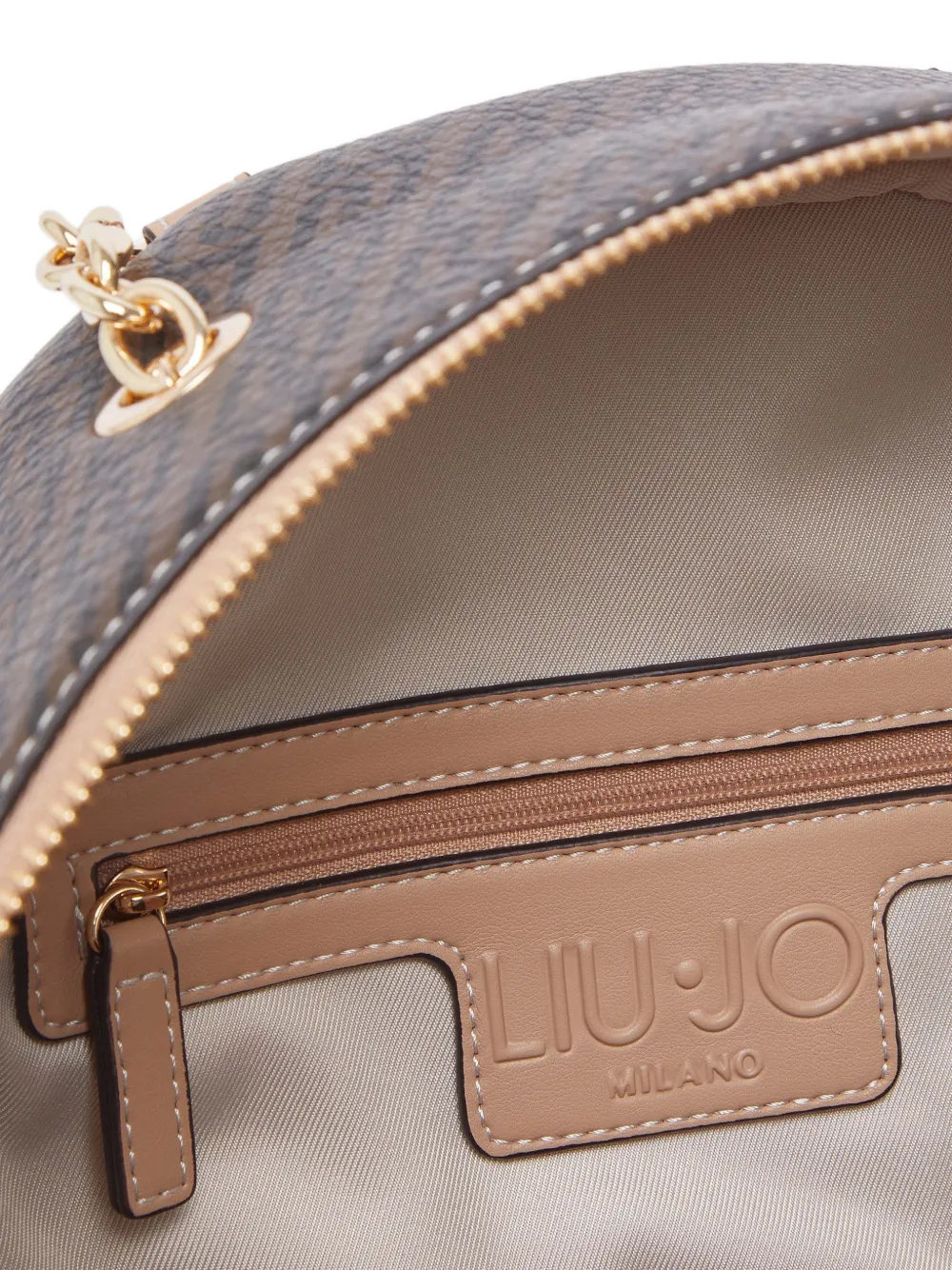 Monogram-Pattern Backpack