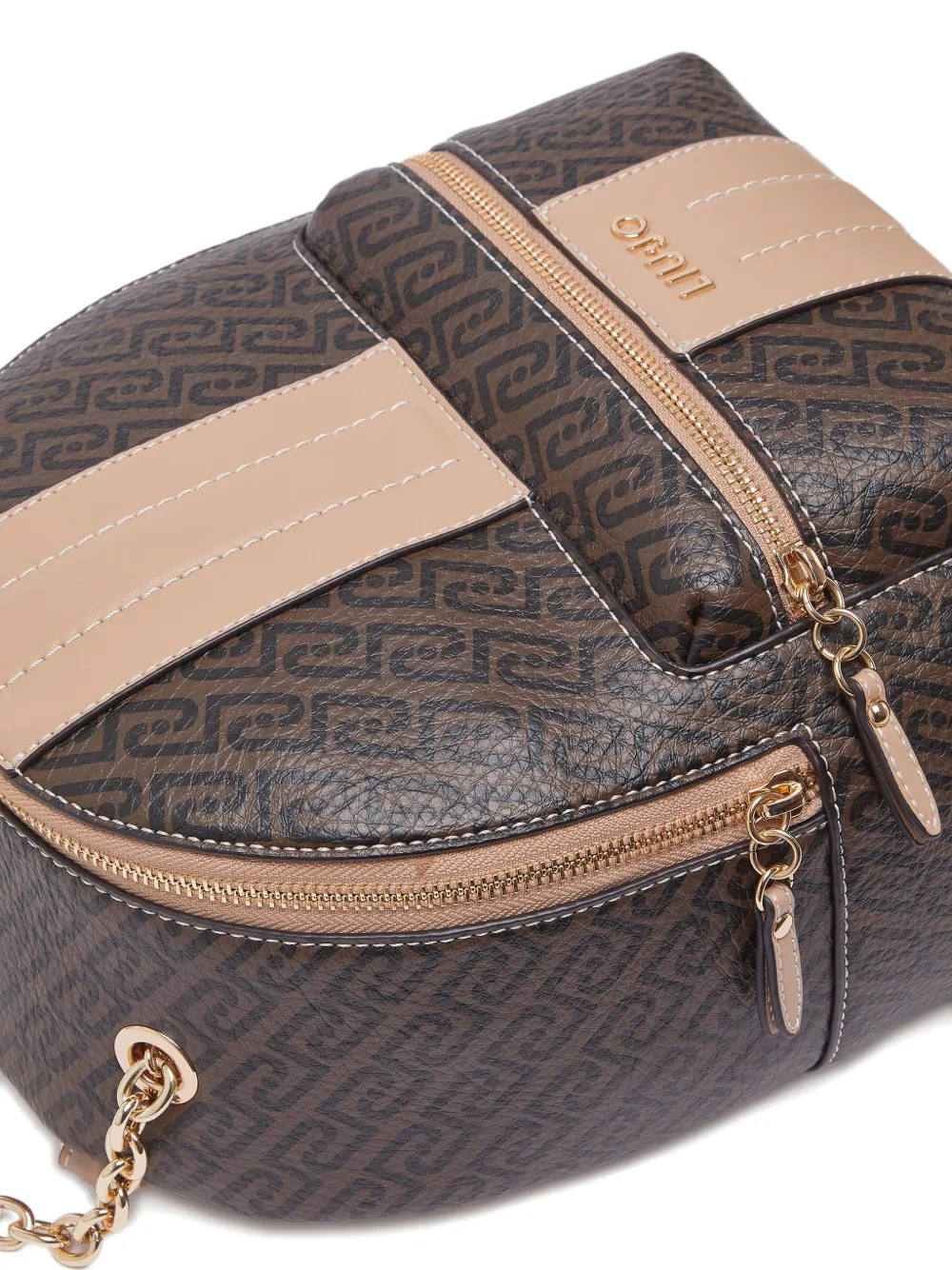 Monogram-Pattern Backpack