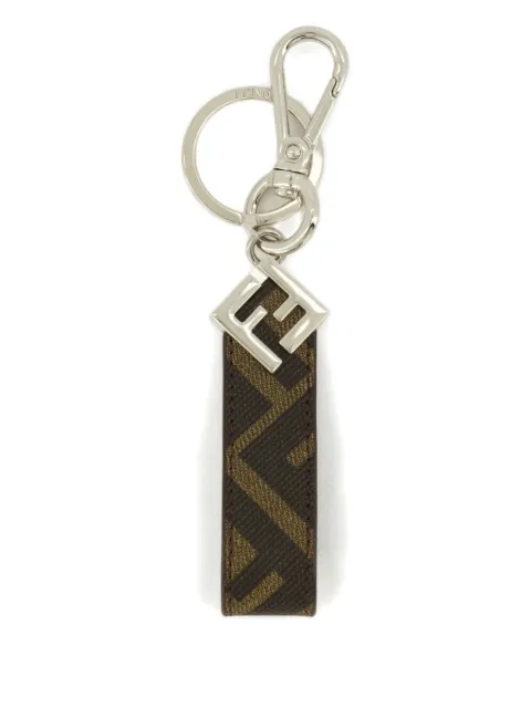 FENDI squared-logo lettering keyring