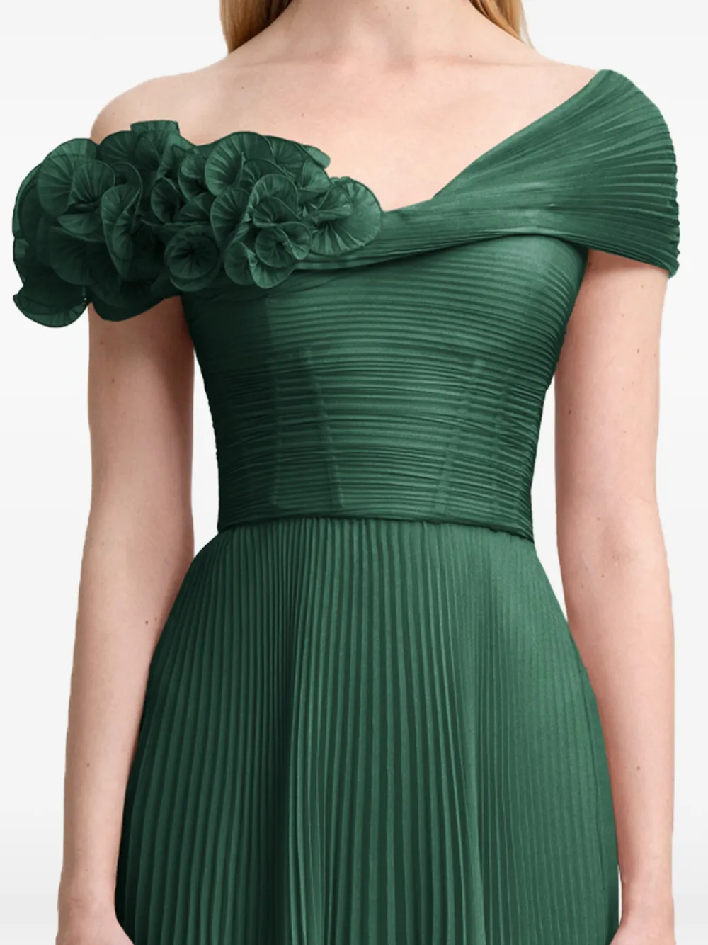 Gemy Maalouf Jurk met bloemenprint Groen