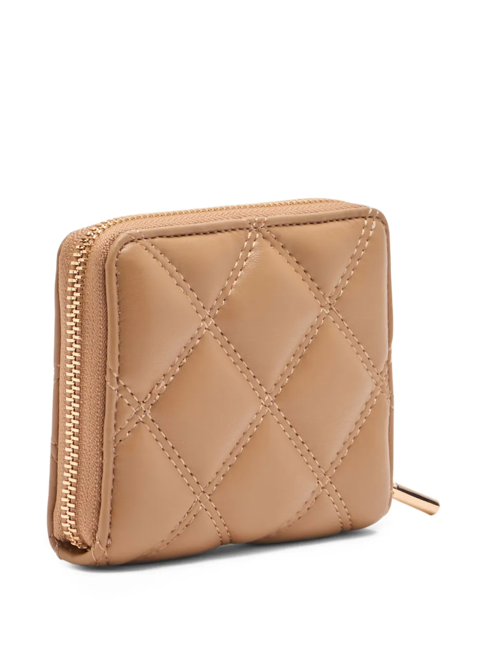  Liu Jo Monogram-plaque Quilted Wallet - Brown 