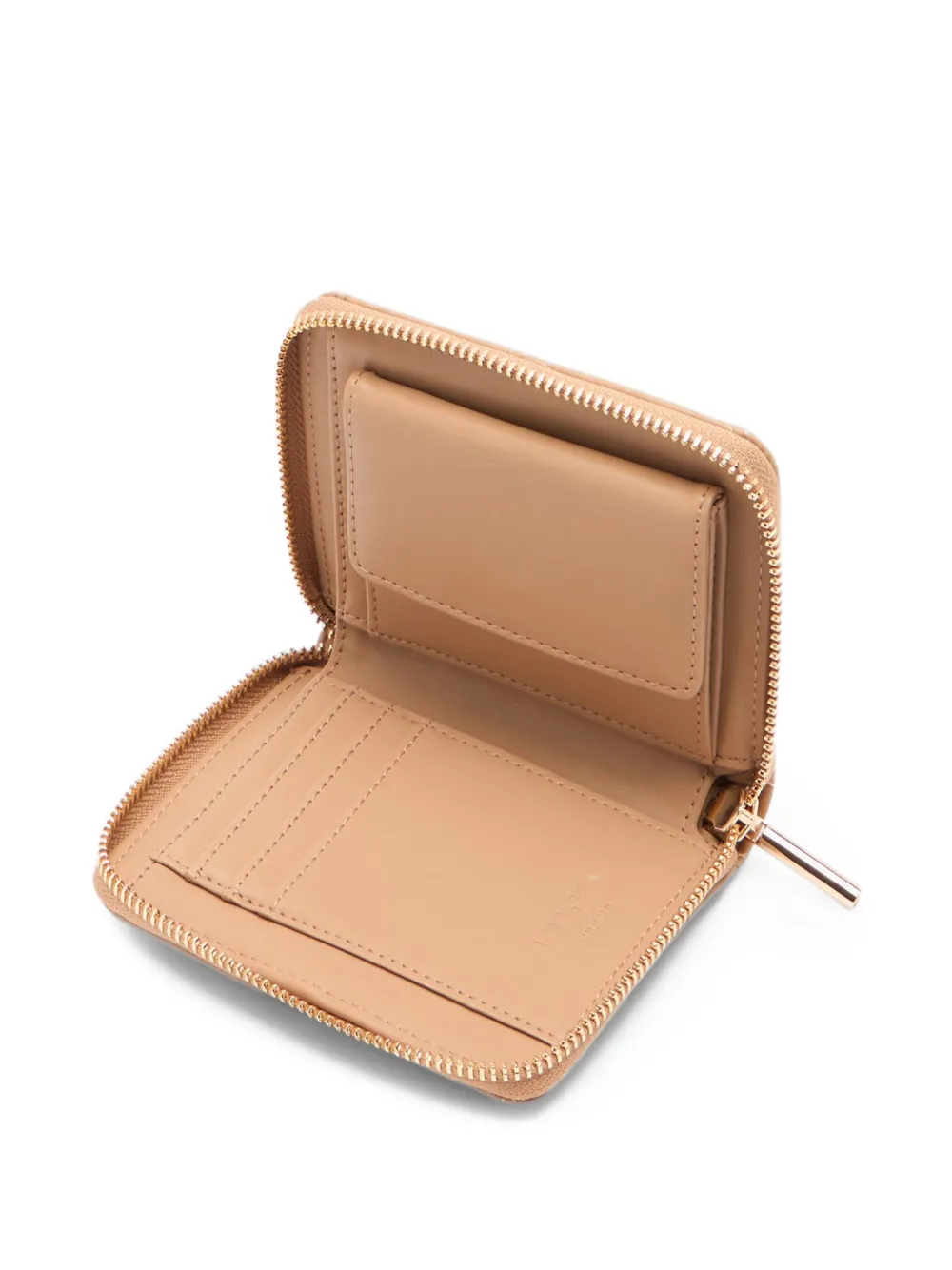  Liu Jo Monogram-plaque Quilted Wallet - Brown 