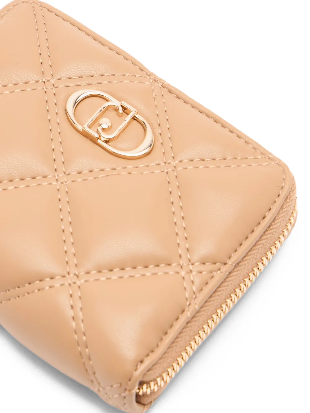 LIU JO Portemonnee met monogramplakkaat Bruin