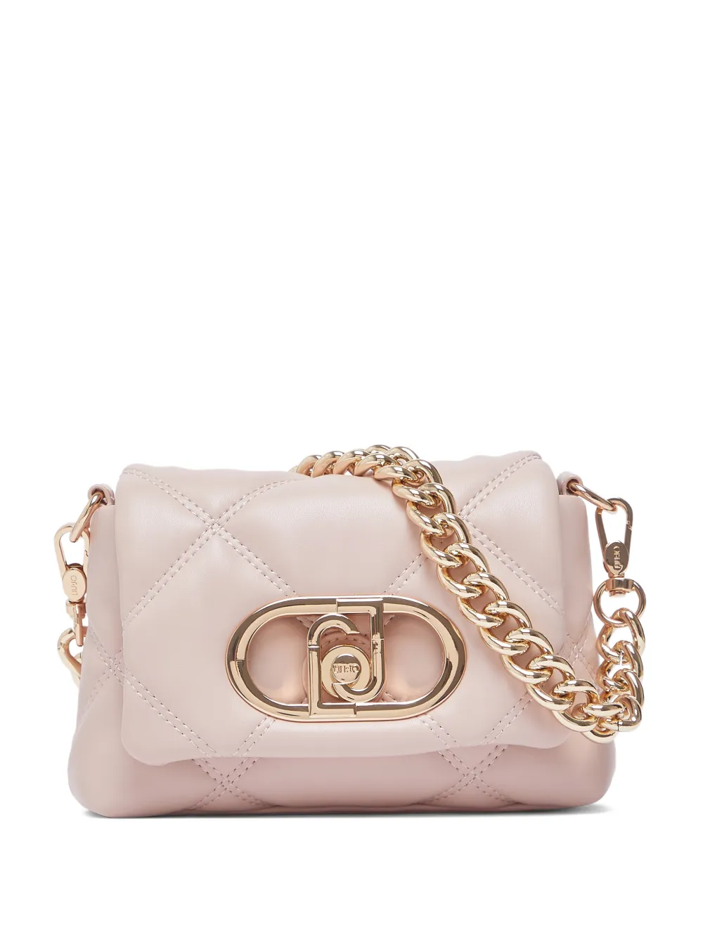 LIU JO small quilted LaPuffy shoulder bag - Pink