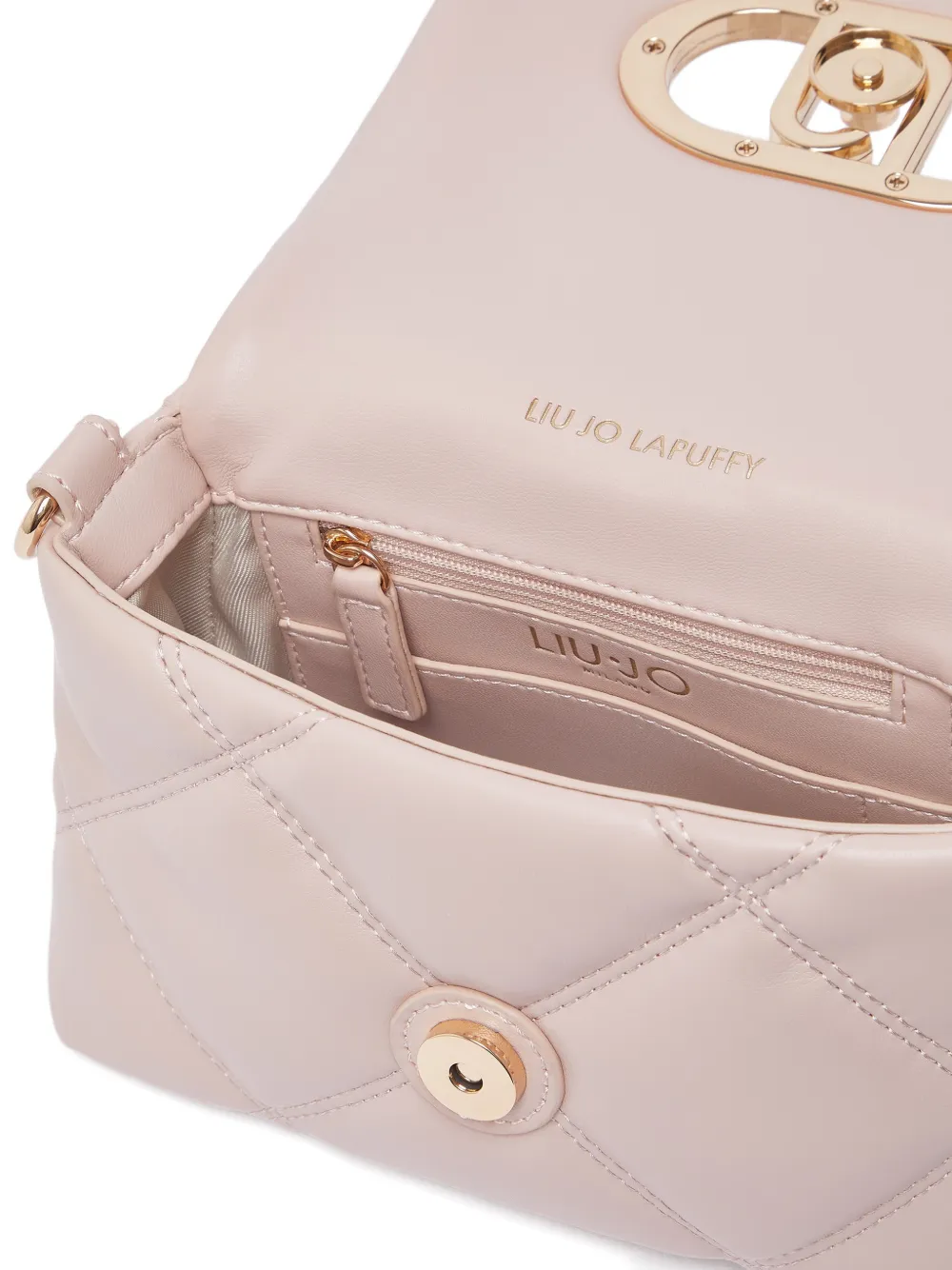 Small Quilted Lapuffy Shoulder Bag