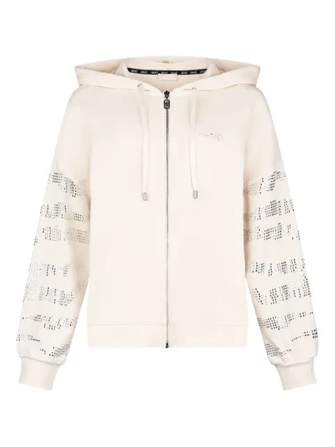 LIU JO studded zip-up hoodie