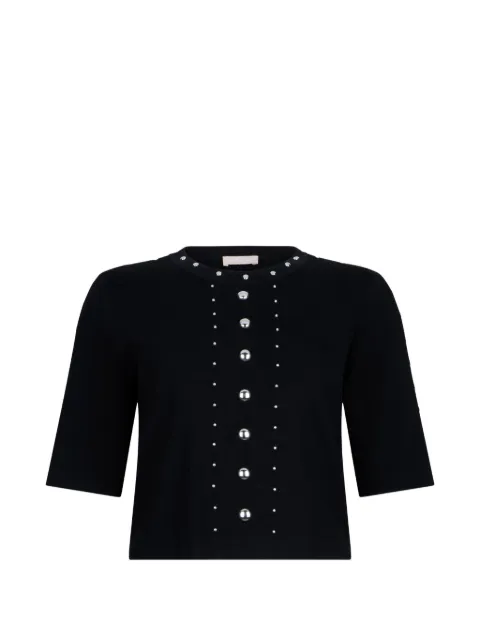 LIU JO stud-embellished knit top