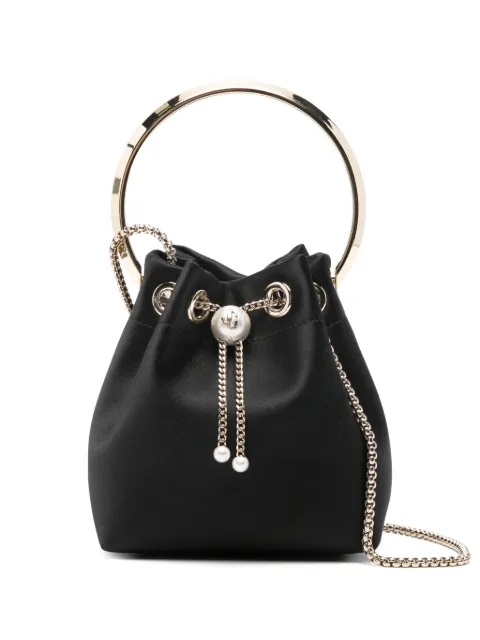 Jimmy Choo Bon Bon ring-handle clutch mini bag