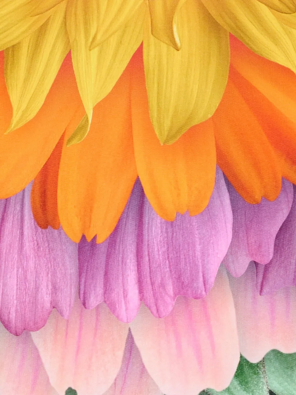 Molo Top met bloemenprint en ronde hals Oranje