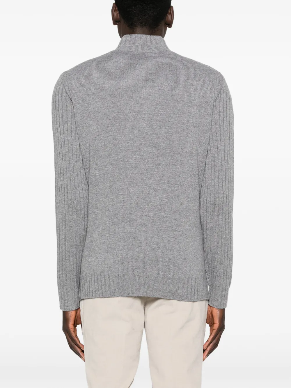 Corneliani Trui met halve rits Grijs