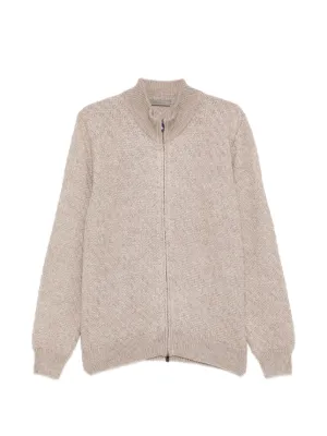 MM6 Maison Margiela エルボーパッチ カーディガン | ニュートラル