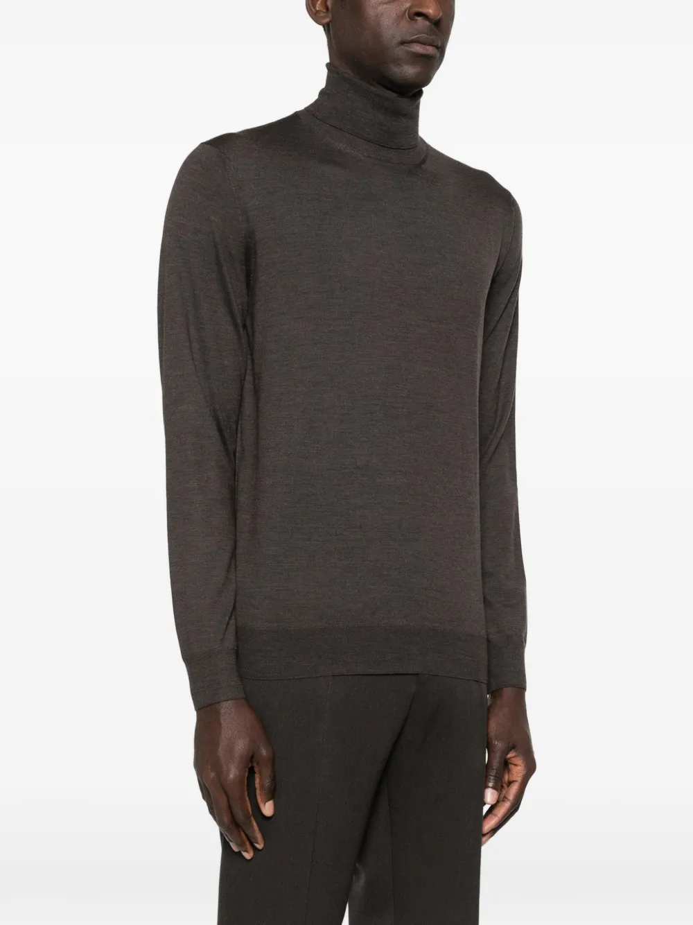 Corneliani roll-neck sweater - Bruin