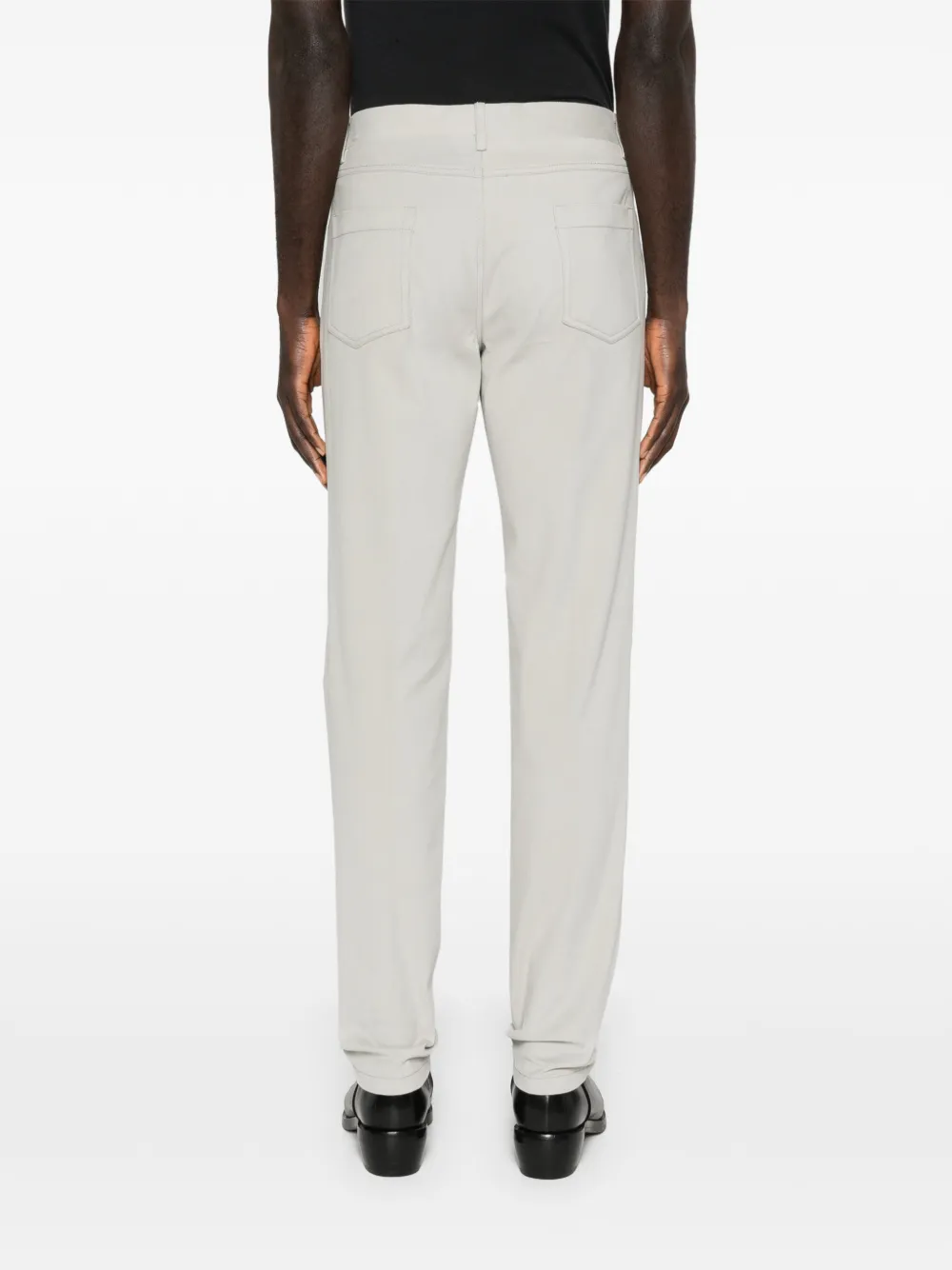Corneliani Broek met zak en riemlus Beige