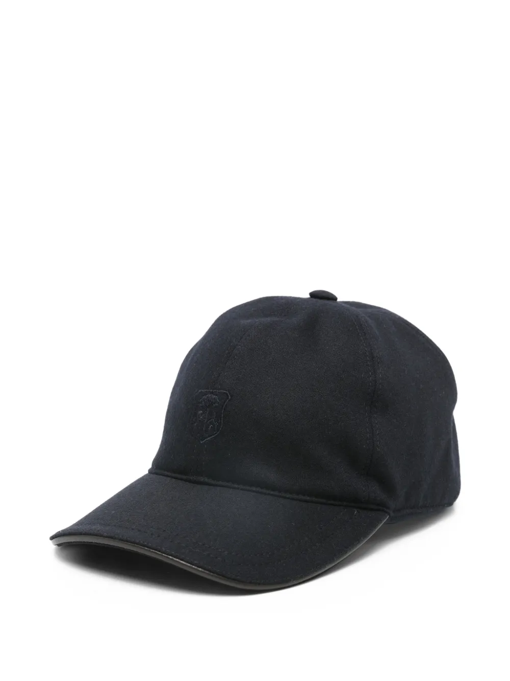 Corneliani tonal logo cap - Blu